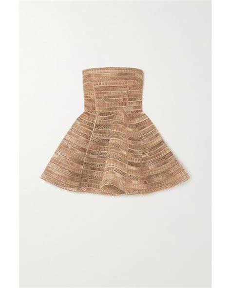 dolce & gabbana’s strapless, woven, raffia mini dress|dolce and clemente's online store.